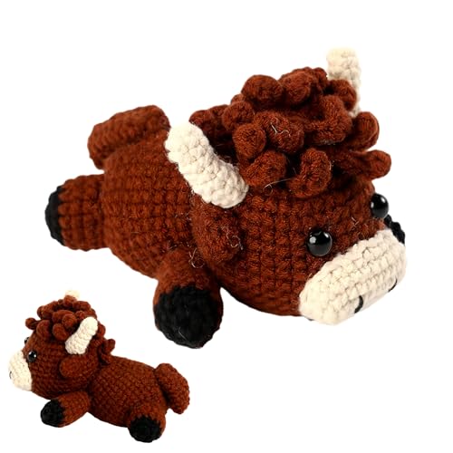 Kit de crochet de vache avec tutoriel vidéo pas à pas