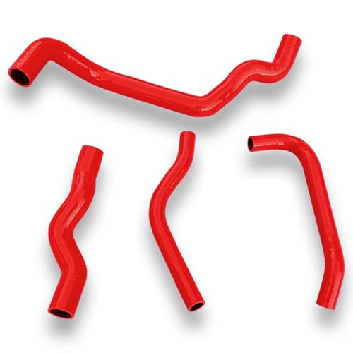 Compatible With Peugeot For 207 16v For GTI THP RC GT THP 150 175 J[ANZT[ pWG[^[ N[g WG[^[z[X WG[^[z[X(Red)