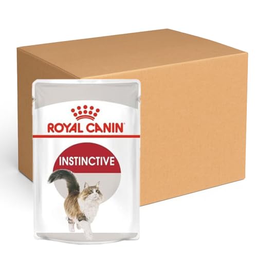 Image of Royal Canin Adult Instinctive Wet Cat Food, Pack of 24 Pieces, Supports Immunity System & Digestion
