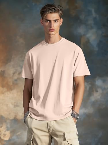 Image of Nobero 100% Cotton Tshirts for Men Combo Pack of 3 | Regular Fit Round Neck Half Sleeve
