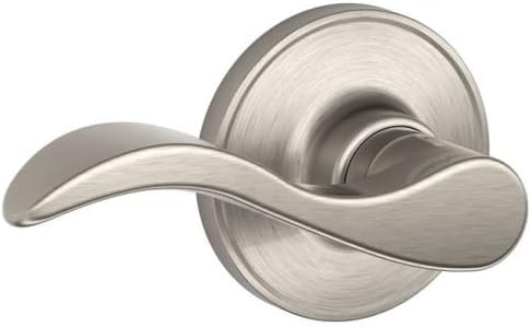 SCHLAGE J10-SEV Seville Passage Leverset from The J-Series (Formerly Dexter), Satin Nickel