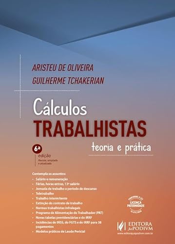 Cálculos Trabalhistas — Teoria e Prática (6ª edição, 2026)