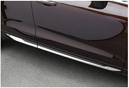 4PCS ABS Chrome Car Exterior Body Side Door Molding Protector Cover Trim Strip Protector Guard Compatible for Volvo XC60 2018 2019 2020 2021 2022 2023 2024 2025