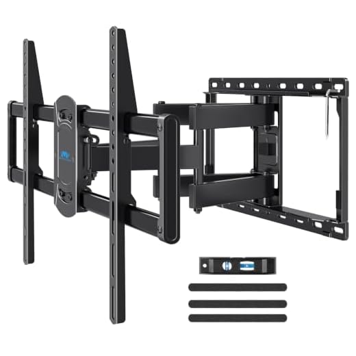 Mounting Dream UL Listed TV Wall Mount for Most 42-75 Inch TV, Full Motion TV Mount with Swivel and Tilt, TV Bracket with Articulating Dual Arms, Fits 16inch Studs, Max VESA 600X400 mm, 100 lbs,MD2617