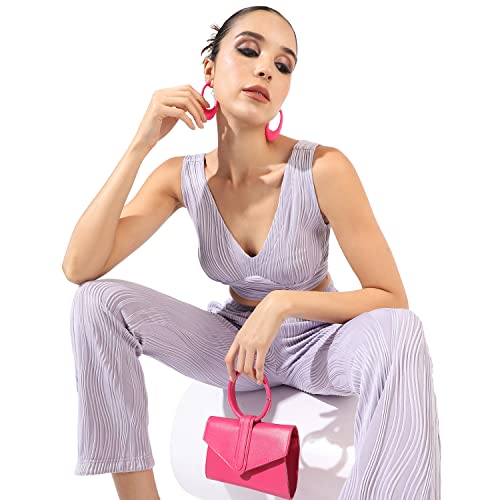 Image of Campus Sutra Women's Co-Ord Set For Casual Wear | Polyester Breathable Fabric Clothing Set Crafted With Comfort Fit And High Performance For Everyday Wear |