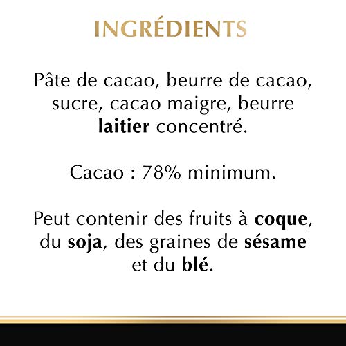 Lindt - Tablette 78% Cacao EXCELLENCE - Chocolat Noir, 100g