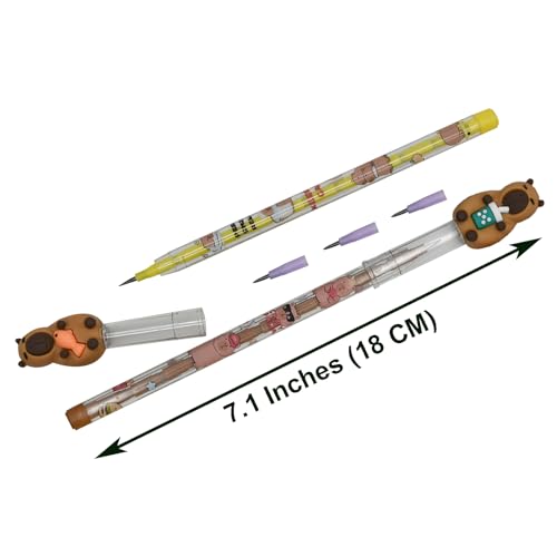 Maydahui 12 lápices mecánicos HB miniatura 2
