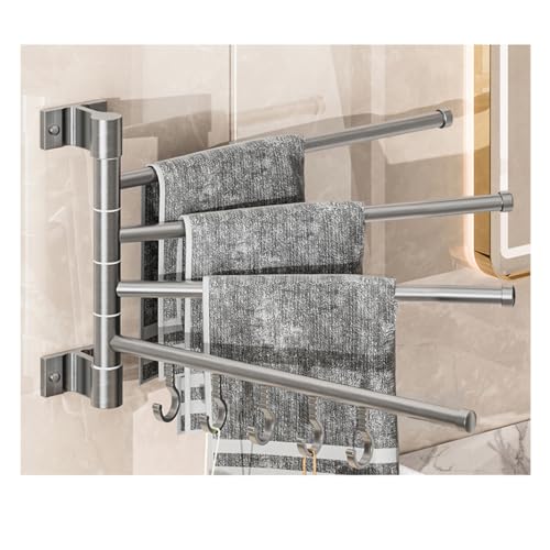 Porte-serviettes mural pivotant pour optimiser le rangement de la cuisine - 2