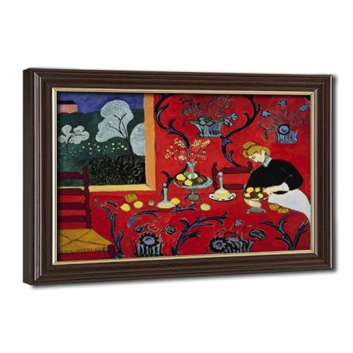 Toile Henri Matisse Harmony in Red cadre élégant haute définition