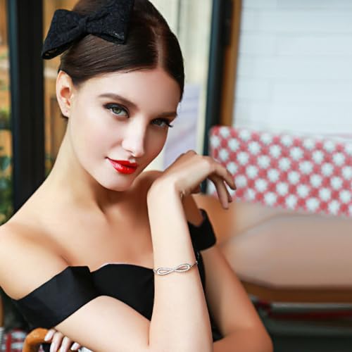 Kate Lynn ♥ Endless Love Infinity Bracelet, Adjustable Slider Bracelet for Women, Packaged with Jewelry Box, Birthday Gift Anniversary Jewelry Gift for Women, Symbol of Love4