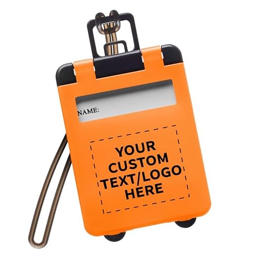 Customizable Mini Carry-On Luggage Tags