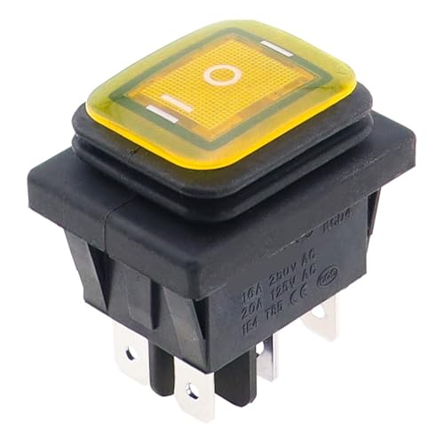 Interrupteur à bascule 16A 250V CA commutateur KCD4-201 4 broches 10 pièces
