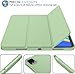 iMieet iPad Pro 13 Inch Case M4 (2024) with Pencil Holder, Trifold Stand Smart Case with Soft TPU Back, Auto Wake/Sleep (Matcha Green)
