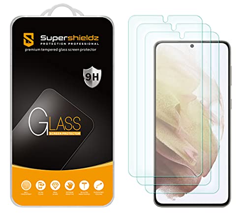 (3 Pack) Supershieldz Designed for Samsung Galaxy S21 FE 5G Tempered Glass Screen Protector Anti Scratch Bubble Free