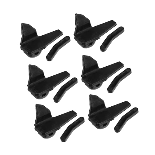 REPAIROCK 6 Set Tire Changer Insert Tire Demount Head Tire Machine Guard Wheel Side Protector for Mount Demount Duck Head Tyre Repair Black 2.05