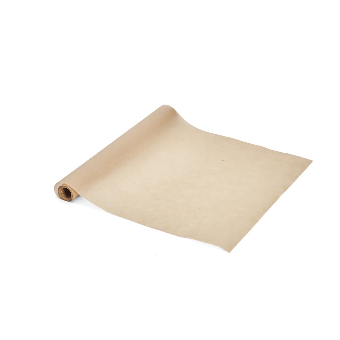 Papier cuisson brun anti-adhésif de Buyer 8m résistant à la chaleur pour plaques et moules