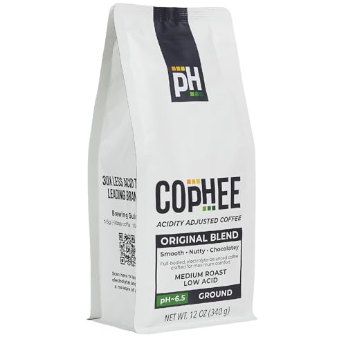 Low Acid Coffee – Medium Roast Ground – Smooth 100%