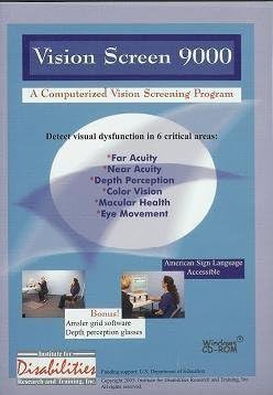 Vision Screen 9000 - Vision Testing Software for PC Only - American Sign Language (ASL) Accessible