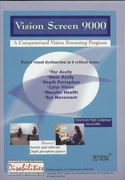 Vision Screen 9000 - Vision Testing Software for PC Only - American Sign Language (ASL) Accessible