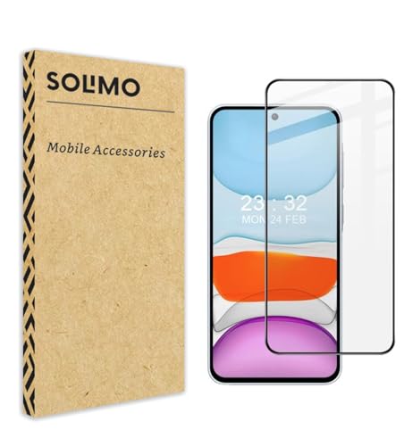 Image of Amazon Brand - Solimo Tempered Glass Screen Protector Compatible with Samsung Galaxy A36 5G Transparent Protective Film [Clear HD]
