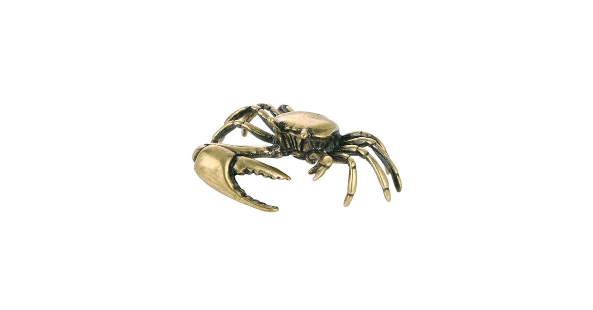 蟹の置物　金属製　高さ30cm、幅37.5cm 蟹の置物金属製高さ30cm、幅37.5cm