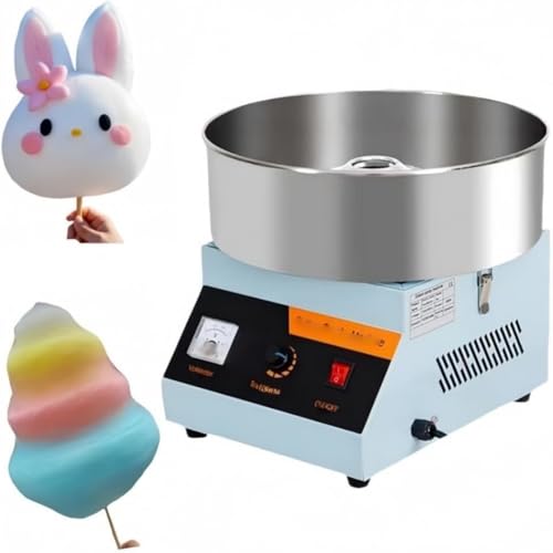 GRSMISわたあめ機 わたがし機 ハイパワーモーター ステンレス鋼 全自動 綿菓子製造機 簡単操作 手入れが簡単 こどもの日 誕生日プレゼント おもちゃ 家庭用 業務用 キッチン家電 調理器具 業務用厨房機器 (スタイル 4)