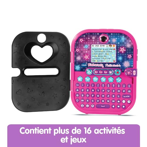 VTech KidiSecrets Selfie Music Journal Intime Électronique 7 en 1 avec Reconnaissance Faciale Appareil Photo et Vidéo Jeux Éducatifs Cadeau Enfant de à Contenu en Français - vue 6