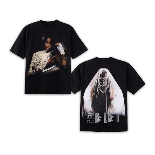 Summer Walker Official Dateback Veil T-Shirt, Black, Large