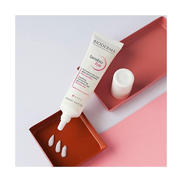 Bioderma - Eye Gel - Sensibio - Moisturizing and Visibly Reduces Fine Lines - Skin Soothing - Eye Gel for Sensitive Skin
