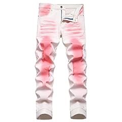 White Red Printed - Stretch