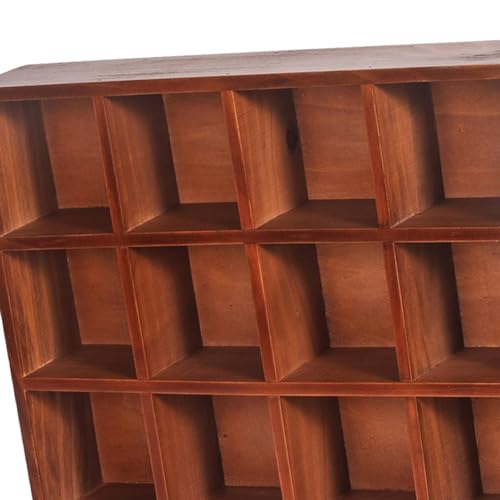 LOVIVER Holz mit 12 Fächern, Regal, schwebendes Regal zum Präsentieren von Miniaturen, Spielzeug und Zubehör,