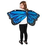 Blue Morpho Butterfly Plush Costume Wings By Adventure Kids