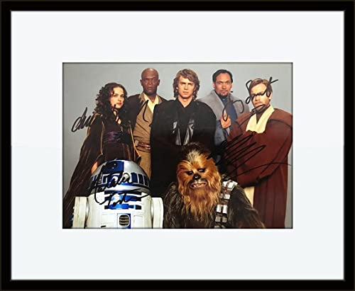 Framed Star Wars Revenge of the Sith Cast Signed Autograph with Certificate of Authenticity