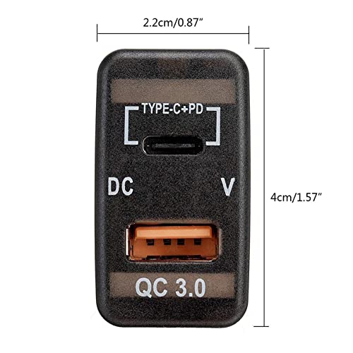 Cargador Rápido USB Dual QC3.0 para Coche en Rutas de Viaje con Prado 5