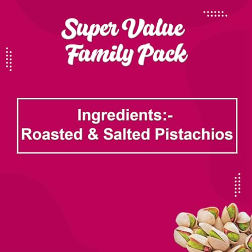 Image of YUM YUM Pistachios Roasted & Salted, Pista, 1kg Jar, Rich In Protein, Phosphorus, & Dietary Fibre, Premium Nuts & Dry Fruits, Crunchy & Delicious Healthy Snack