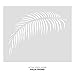 Cutting Edge Stencils – Large Palm Leaf Wall Stencil for Painting – Reusable Palm Frond Stencil for Walls – DIY Tropical Room Makeover & Home Decor – Alternative to Wallpaper or Decals