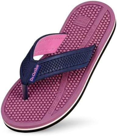 Dr.Ortho Ladies Acupressure Slippers | Flip-Flops | Women's & Girl's Slippers | Comfortable & Lightweight | Soft Foot Massager | All Day Wear