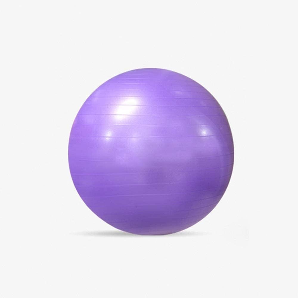 Piłka do fitnessu Piłka do jogi Piłka do pilatesu Piłka porodowa Odchudzanie Kształtowanie fizjoterapii Wspomagana piłka treningowa równowagi urodzenia(Purple,55cm)