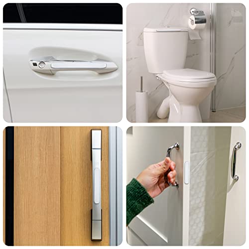 Shappy 44 Pcs Cabinet Door Bumpers Glass Table Top Anti Slip Pads Car Edge Guards Self Adhesive Protector Clear Rubber Silicone Bumper Strips For Doors, Drawers, Chairs #TOP5