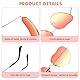 SREBIWO 4 Pack Herz Sonnenbrille, Herz Brille Hippie Gläser Retro Party Sonnenbrille Kostümzubehör für 60er 70er 80er 90er Party Foto Requisiten Geburtstagsfeier (A)