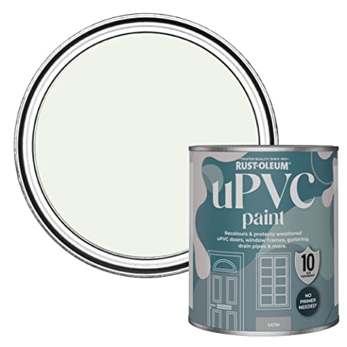 Rust-Oleum White uPVC Door and Window Paint In Satin Finish - Steamed Milk 750ml