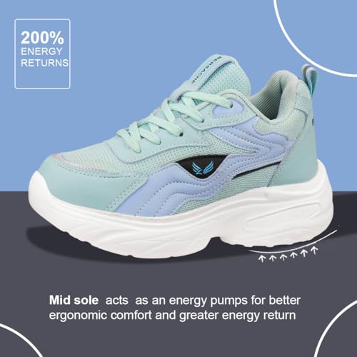 Image of BERSACHE Casual Sneaker Shoe for Women| Soft Cushioned Insole, Slip-Resistance Casuals for Women's Blue Shoes