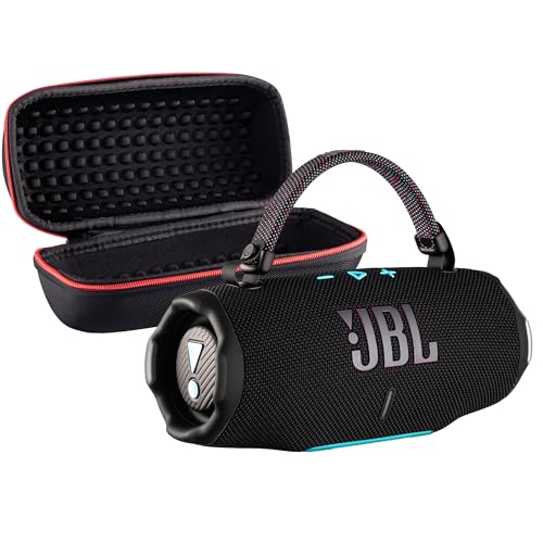 Image of JBL Charge 6 Portable Bluetooth Speaker (Funky) | IP68 Waterproof, DustProof, and DropProof, Outdoor Wireless Audio |28Hrs Playtime + Travel Case Bundle