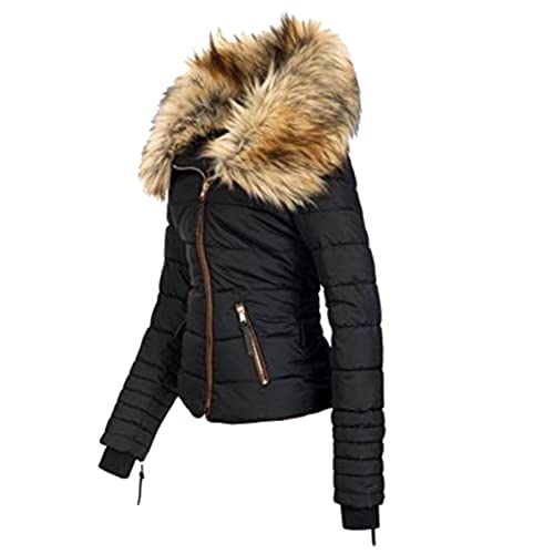 Manteau chaud pour femmes idéal pour affronter le froid en ville veste zippée anthracite XL
