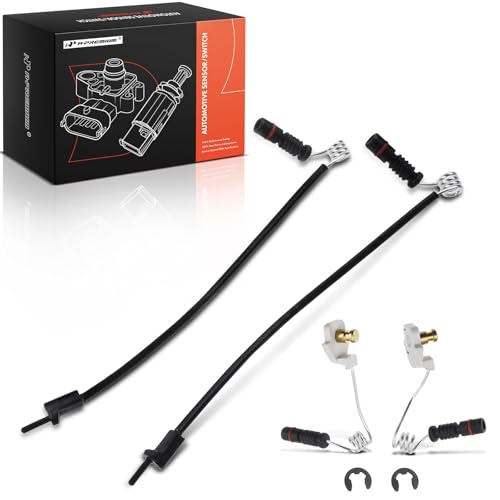 A-Premium Front and Rear Disc Brake Pad Wear Sensors Compatible