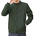 Produktbild NOBRAND Mantel Herren Frühling und Herbst Fat Plus Size Casual Männer Mock Neck Jacke Vielseitig Dünn Elastisch Trend Top Gr. XXXXXX-Large, grün