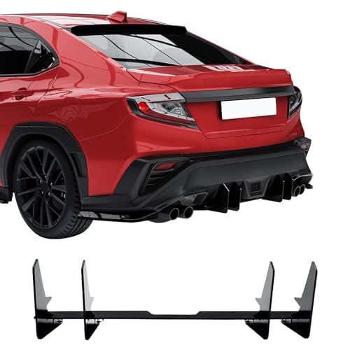 Fit 2022-2026 Subaru WRX All Models Rear Bumper Lip Gloss Black