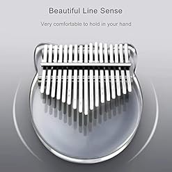 Kalimba transparent, 17 touches, avec sac de transport, autocollant pour notes de musique, marteau d’accordage, chiffon… - Les Beatles, Paul McCartney, John Lennon, RIngo Starr, George Harrison Kalimba transparent, 17 touches, avec sac de transport, autocollant pour notes de musique, marteau d'accordage, chiffon… – Image 4