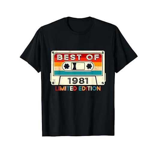 40 Años Hombre Cumpleaños Fabricado En 1981 Regalo Camiseta