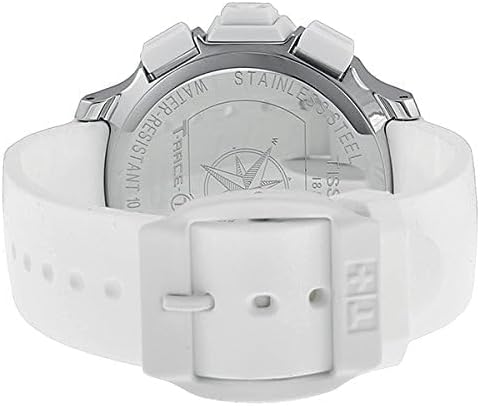 Miniatura 3 de Tissot T-Race - Reloj analógico digital de goma blanca para hombre T0814201701700 NegroDigitalBlanco Cronógrafo digital